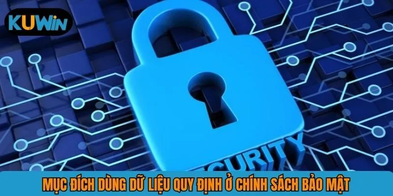 Mục đích dùng dữ liệu quy định ở chính sách bảo mật